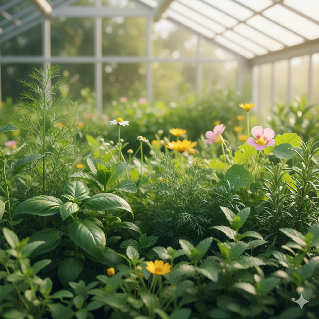 Hydroponic farming at Harit Grih